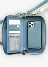 2-in-1 Crossbody Wallet Phone Case in Dove Blue