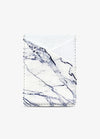 Card Pocket in White Marble
