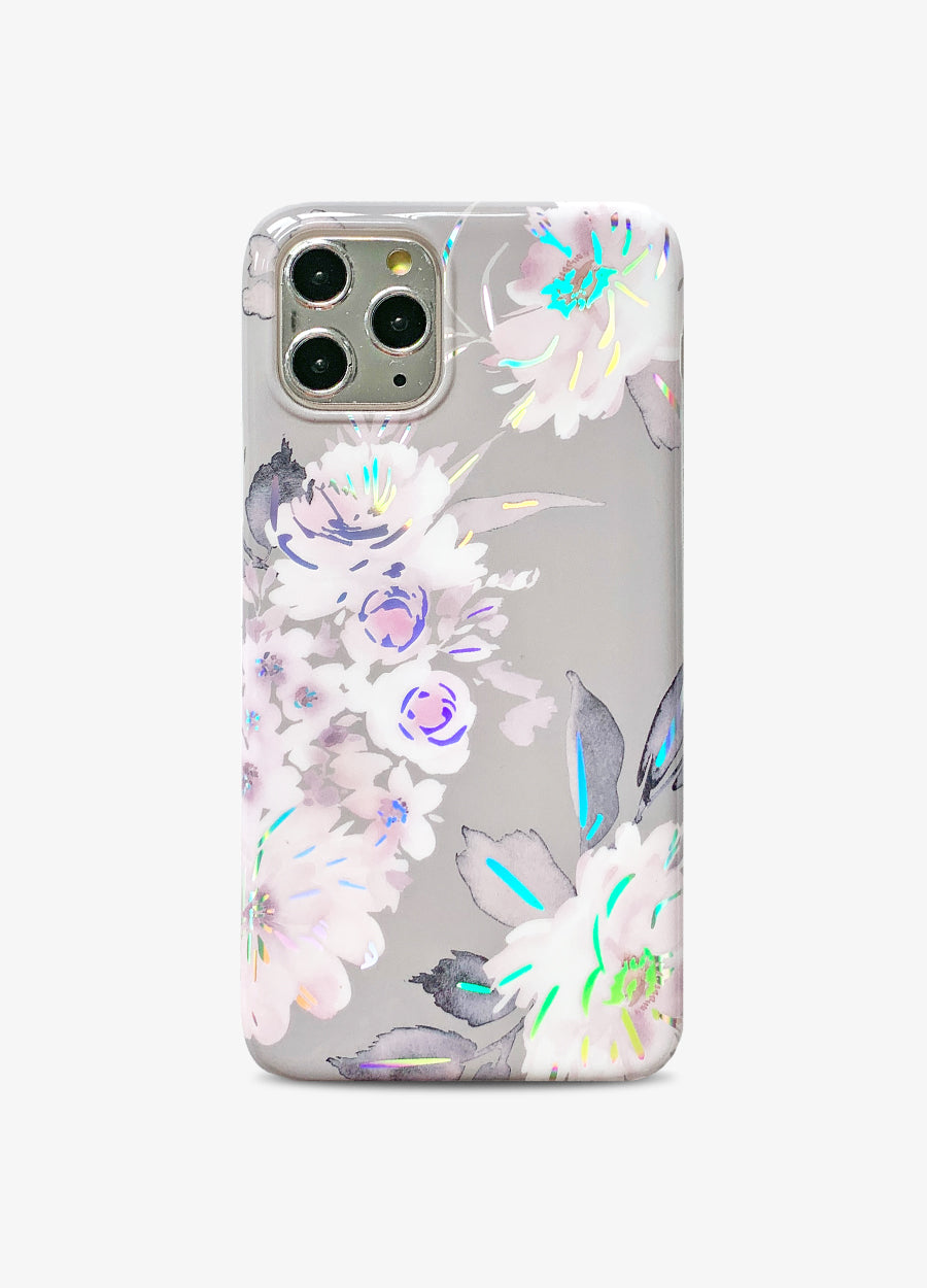Rose Charm Clear Phone Case - Mahalo Cases
