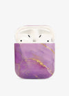 Pastel Purple Marble AirPod Case