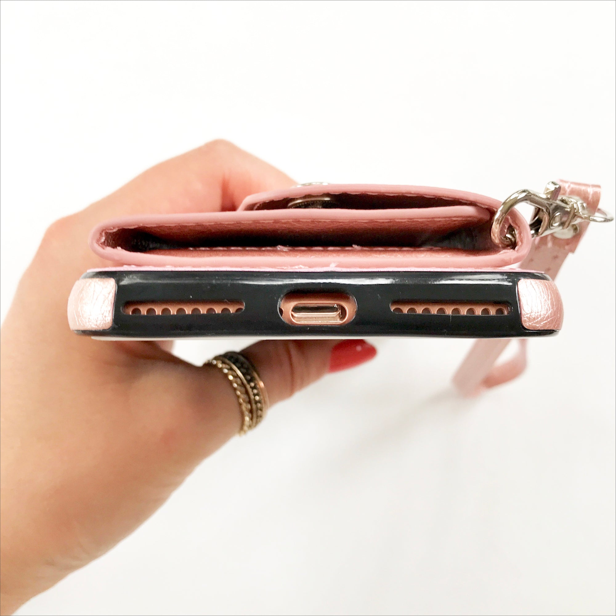 Folded Card Case Wallet in Black - Mahalo Cases
