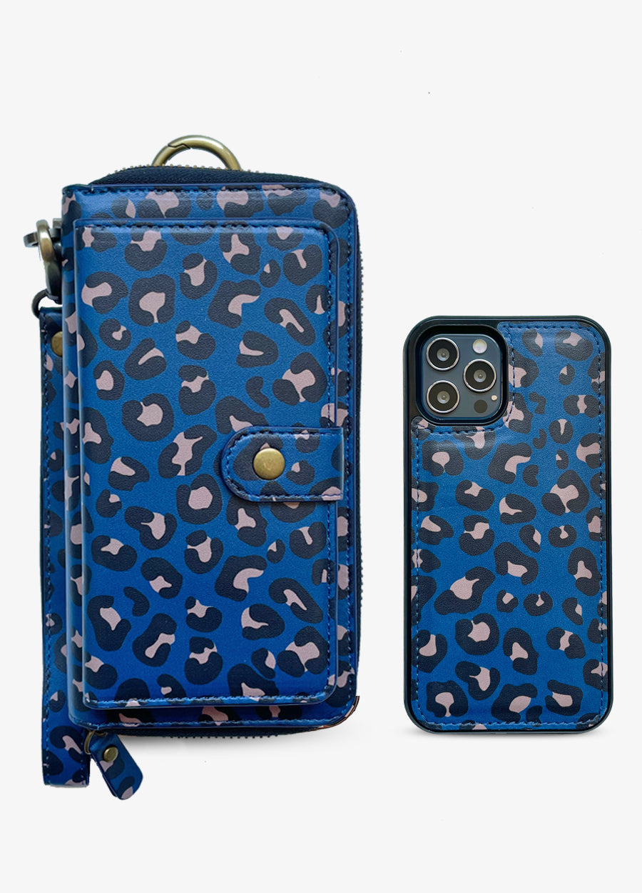 The Luxe Ultimate Wristlet Phone Case in Black Mahalo Cases