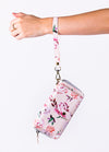 Ultimate Wristlet Phone Case in Blush Floral