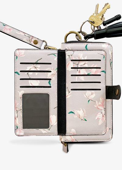 Ultimate Wristlet Phone Case in Baby Magnolia