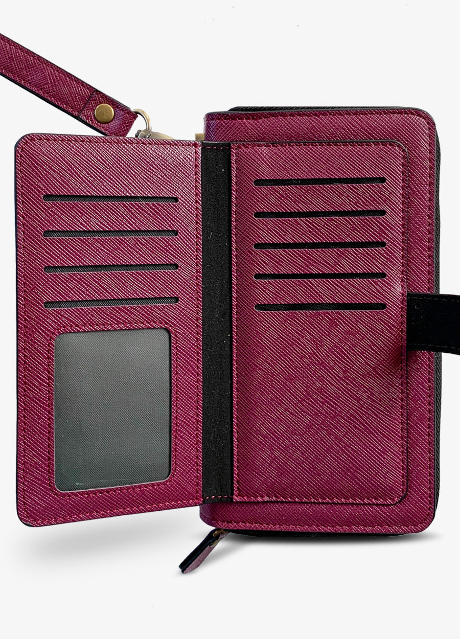 Pink Quilted Box Card Phone Case - Mahalo Cases