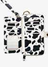 Ultimate Wristlet Phone Case in Cow Print