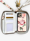 Ultimate Wristlet Phone Case in Blush Floral