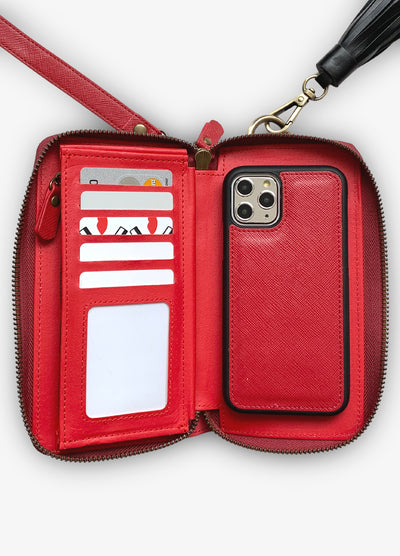 The Luxe Ultimate Wristlet Fire Red - Cases